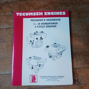 Tecumseh 3 to 10 HP 4 Cycle Engines Service Repair Manual